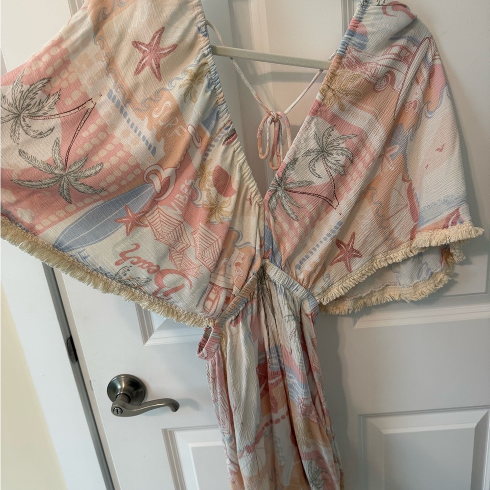Surf Gypsy Pastel Kimono Cover-Up